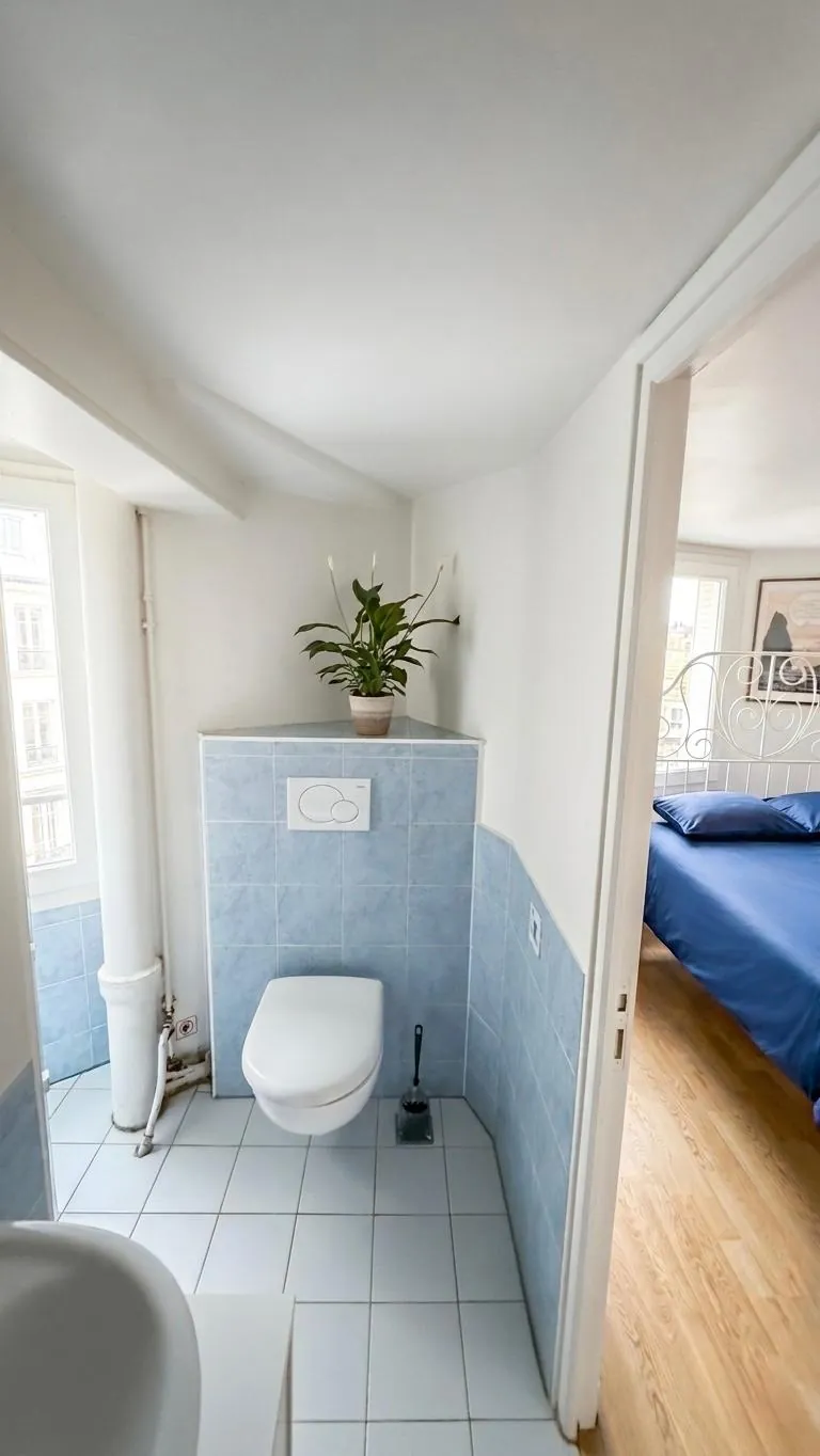 The suite's private toilet